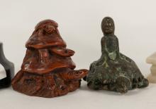 FOUR CHINESE FIGURINES