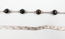 5 STERLING BRACELETS