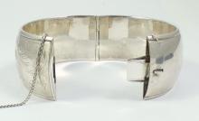 WIDE STERLING BRACELET