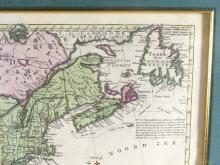 1755 MAP "GROOTBRITTANNISCHE VOLKPLANTINGEN IN NOORD AMERICA"