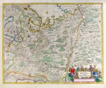 17TH CENTURY MAP OF RUSSIA