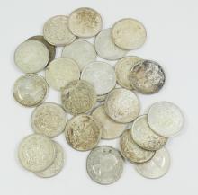 25 CANADIAN SILVER 50-CENTS