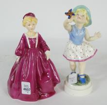 2 ROYAL WORCESTER FIGURINES