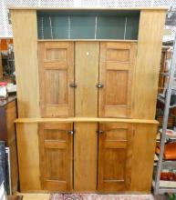 PRIMITIVE 19TH CENTURY WALL CABINET