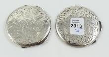 2 SILVER COMPACTS