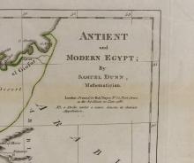 ANCIENT AND MODERN EGYPT 1786 MAP