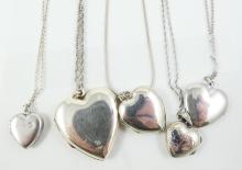 BIRKS STERLING LOCKETS ON CHAINS