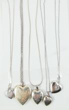 BIRKS STERLING LOCKETS ON CHAINS