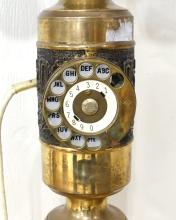 FANCY BRASS FLOOR PHONE