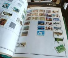 TWO STAMP ALBUMS