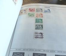 TWO STAMP ALBUMS