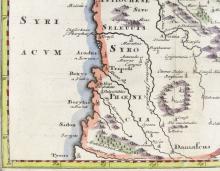 MAP OF OLD SYRIA AND SURROUNDING LANDS