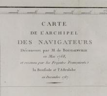 CARTE DE L'ARCHIPEL DES NAVIGATEUS (PLATE 52)
