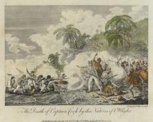 THE DEATH OF CAPTAIN COOK BY THE NATIVES OF OWHYEE