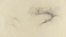 1967 INK AND GRAPHITE DRAWINGS BY GERALD HUMEN
