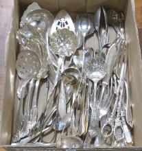 SILVERPLATE CUTLERY AND SERVERS