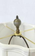 VINTAGE METAL "ELEPHANTS" TABLE LAMP