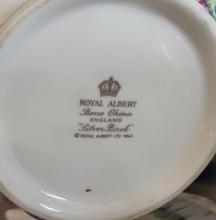 ROYAL ALBERT "SILVER BIRCH" LUNCHEON SET