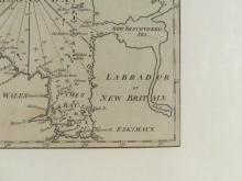 MAP OF HUDSON'S BAY CIRCA 1745-1750
