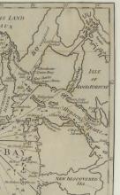 MAP OF HUDSON'S BAY CIRCA 1745-1750