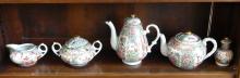 "ROSE MEDALLION" TEA AND COFFEE SET