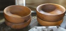 PETER AUSTIN TEAK SALAD BOWL SET