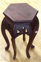ASIAN MAHOGANY PLANT STAND