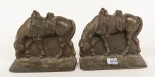 BRONZE "HORSE" BOOKENDS