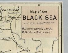 MAP OF THE BLACK SEA