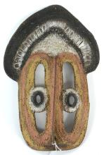 PAINTED WOVEN FIBRE YAM MASK