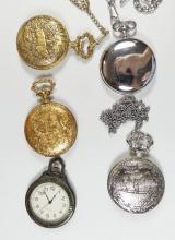 5 MODERN POCKET WATCHES