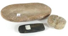 3 STONE ARTIFACTS