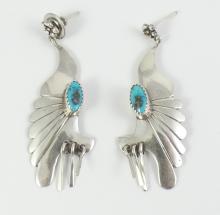 NAVAJO STERLING EARRINGS