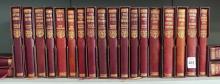 LEATHER BOUND NOVELS AND POETICAL WORKS