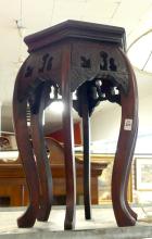 ASIAN MAHOGANY PLANT STAND