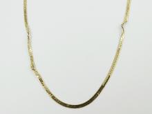FLAT LINK GOLD CHAIN