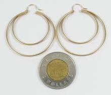 PAIR HOOP EARRINGS