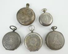 5 ANTIQUE WATCHES