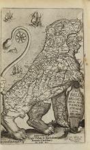 IMPORTANT LEO BELGICUS 17TH CENTURY MAP
