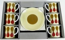 SET OF SUSIE COOPER CUPS & SAUCERS