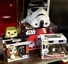 FOUR STAR WARS COLLECTIBLES