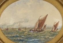 ANTIQUE BRITISH SCHOOL WATERCOLOUR