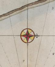 17TH CENTURY SEA CHART