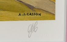 HAND-SIGNED A.J. CASSON PRINT