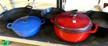 CASSEROLE DISHES AND FRYING PANS