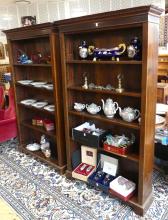 PAIR OF ANTIQUE CHERRY BOOKCASES