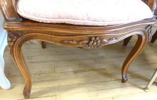 FRENCH CANED TUB CHAIR