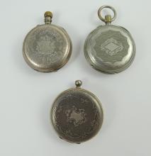 3 ANTIQUE POCKET WATCHES