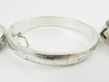 3 STERLING BRACELETS