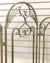 FOLDING WROUGHT IRON PLANT STAND